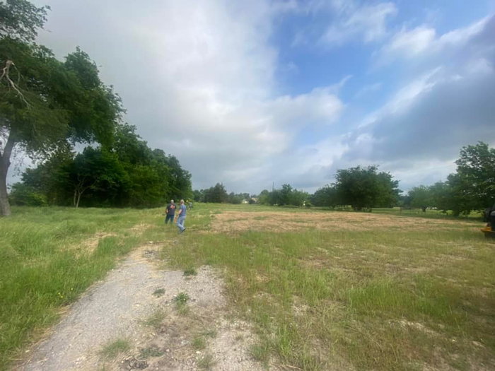 Acreage build site prepared for Custom Barndominium in East Texas