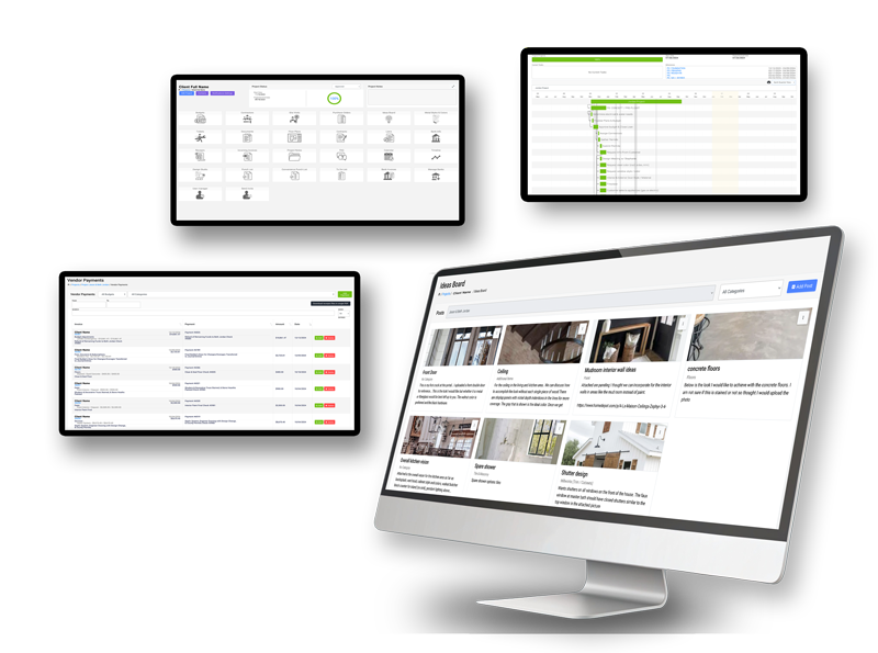 1802 Build Co. client portal for tracking your barndominium build