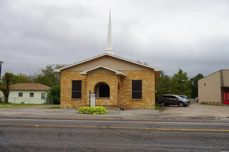 Small brick building in Caddo Mills, Texas