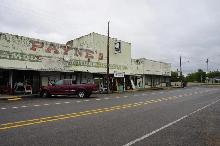 Downtown buildings in Caddo Mills, Texas
