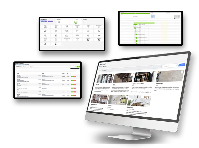 1802 Build Co. client portal for tracking your barndominium build